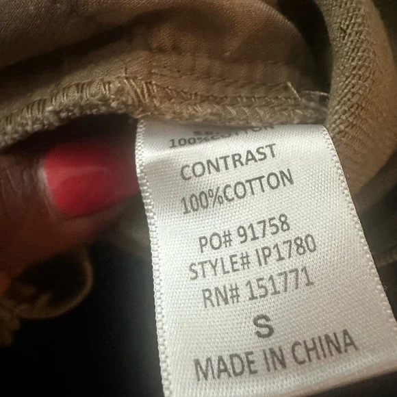 LE LIS Women’s Small Two-Tone Denim Straight Leg Pants - Picture 6 of 7